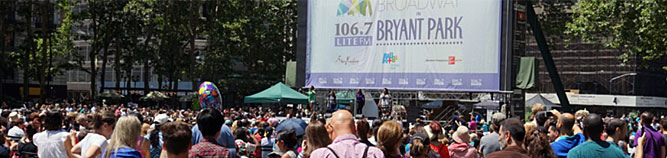 Bryant Park Summer movies