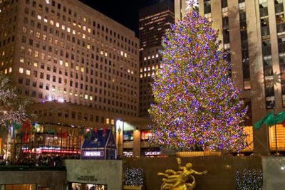 Filminspelning under julen i New York