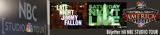 Biljetter till NBC Studio Tour i New York.