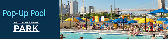 The Brookllyn Pop up Pool