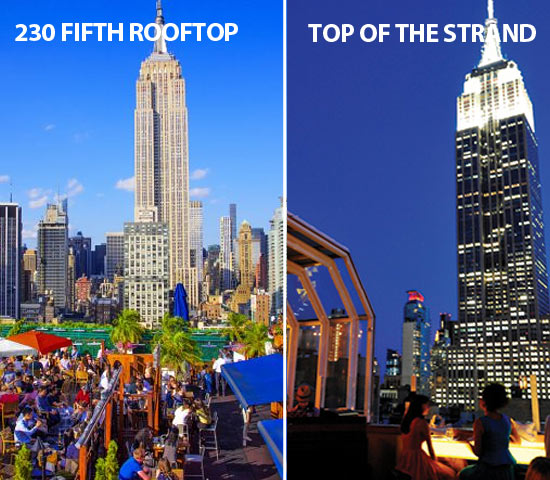 Besök en Rooftop bar i New York