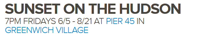 Sunset on the Hudson