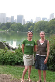Annika och Helen i New York
