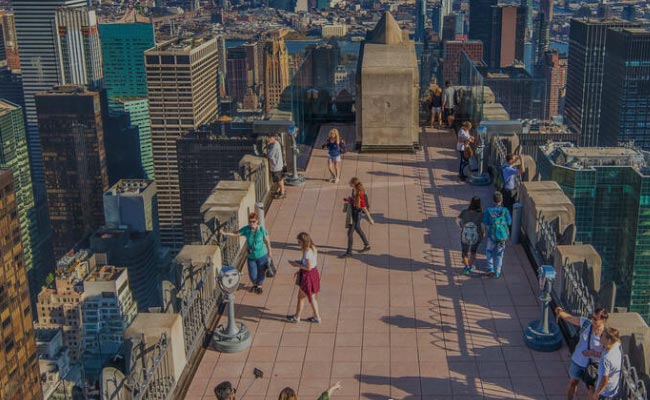 Besök en utsiktsplats i New York